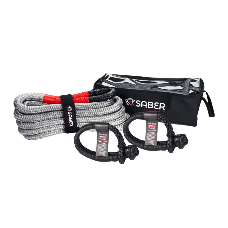 Kit de resgate 12.000kg (grilhões 20.000kg) - Saber Offroad.