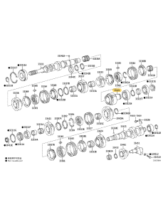 Axle subassembly, 6-speed manual gearbox (TYPE-A), Toyota... 2