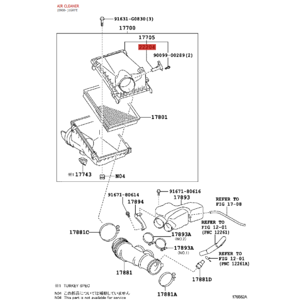 Misuratore di flusso per Toyota Land Cruiser...