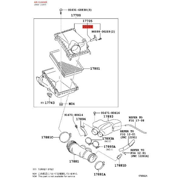copy of Medidor de Fluxo de Ar Para Toyota Land...