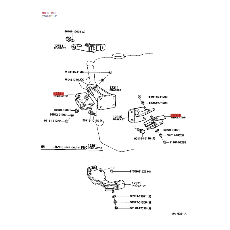 copy of Reparatursatz für Servopumpe für Toyota Land Cruiser J20 - Original Toyota Land Cruiser