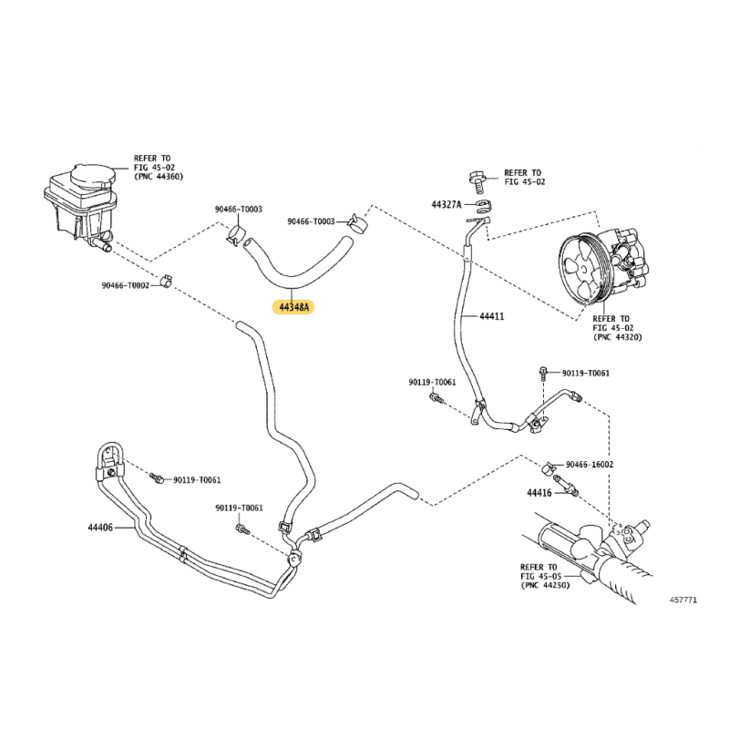copy of cópia do Kit de reparo da bomba de direção para Toyota Land Cruiser J15 (gdj) - Original Toyota Land Cruiser