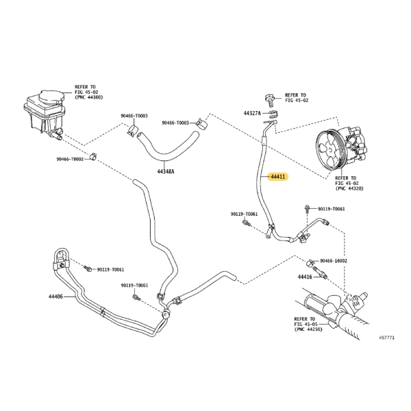 copy of Tube de pression de la crémaillère de...