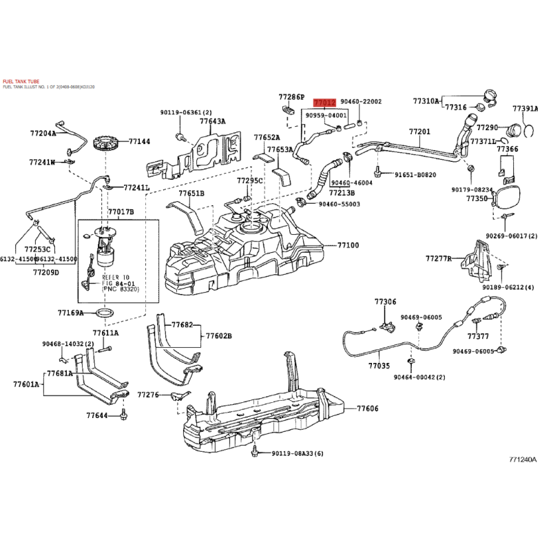 copy of Riscaldatore carburante gasolio per Toyota Land Cruiser J12/J15 - Originale Toyota Land Cruiser