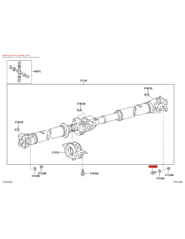 copy of Rear propeller shaft screw - Original...