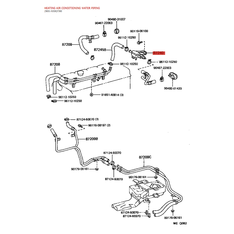 copy of Ventil- oder Heizungsventilhahn für Toyota Land Cruiser J8 (24 Ventile) - Original Toyota Land Cruiser