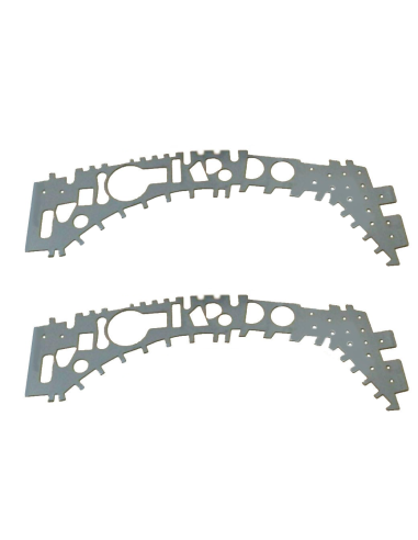 Rinforzi laterali da saldare per Toyota Land Cruiser J12 - N4 offroad