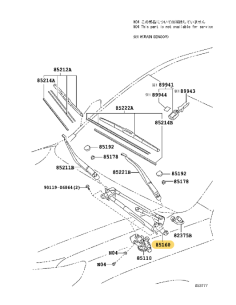 copy of Front left clean J8 wipers - Original Toyota Land...
