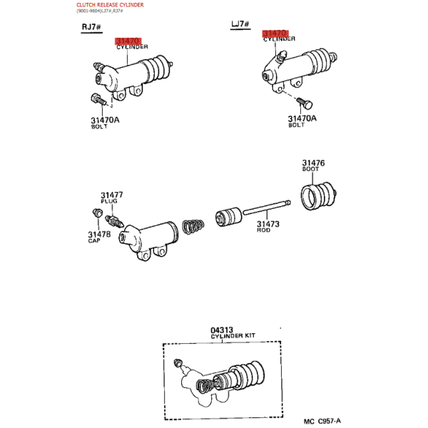 copy of Bomba de embreagem Para Toyota Land...