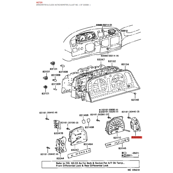 copy of Verre de balise, Pour Toyota Land...