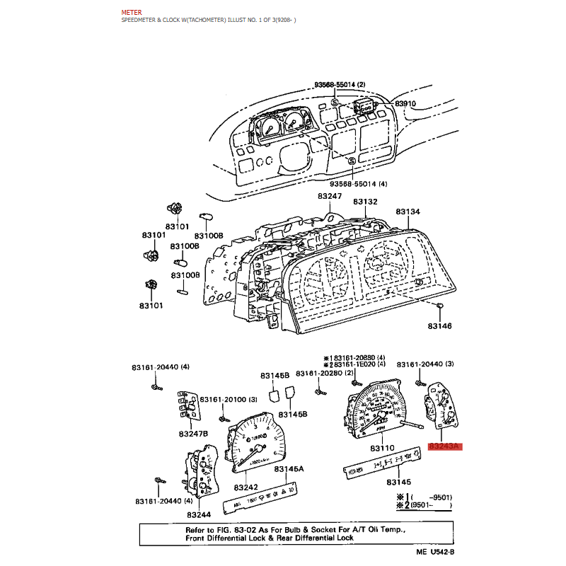 copy of Blinkerglas, Für Toyota Land Cruiser J8 - Original Toyota Land Cruiser