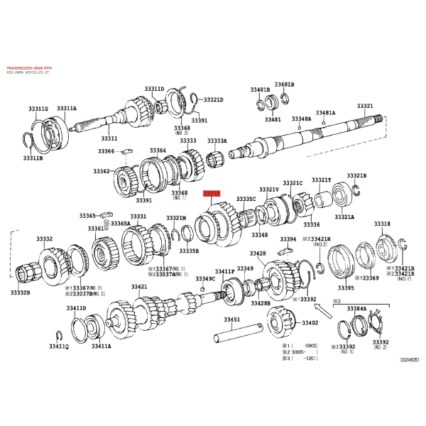 copy of Primärwelle (Eingangswelle) Für Toyota...