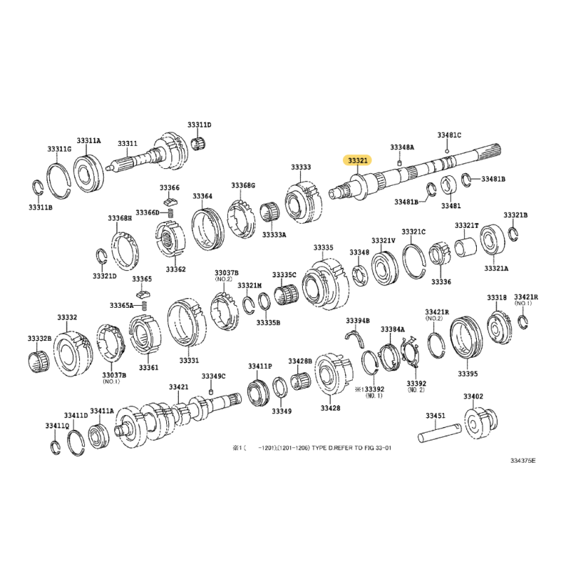 copy of Manual gearbox housing (5 Speeds), for Toyota Land Cruiser J9 / 12 / Hilux - Original Toyota Land Cruiser