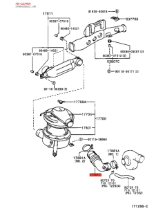 Hose No. 1 from air filter to turbo for Toyota Hilux... 2