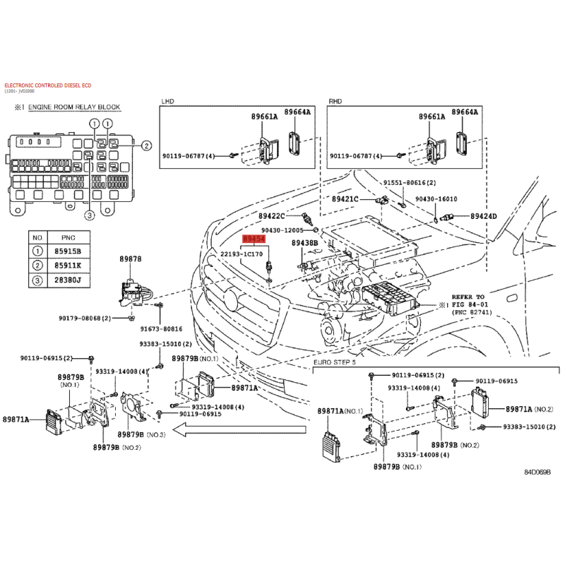 copy of Sensor de temperatura de combustível para Toyota Land Cruiser J12 / 15 / Toyota Hilux Vigo - Original Toyota Land Cruise