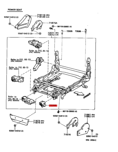 ASIENTO ELECTRICO MECANISMO CORREDERA J-8