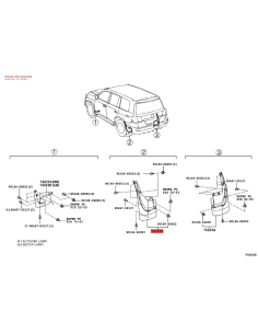 Hinterer linker Schmutzfänger oder Kotflügel, Für Toyota... 2