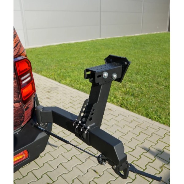 Soporte de rueda trasero para brazo articulado...