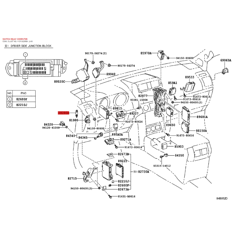copy of Interruttore pedale frizione, per Toyota Hilux Revo - Originale Toyota Land Cruiser