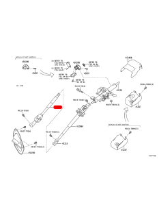 Mittelkonsolenlenksäule für Toyota Hilux Revo - Original... 2