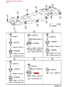 copy of Silentblock Karosserie Nr. 1 oben, für Toyota... 2