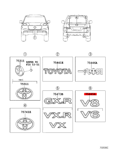 copy of Logotipo "cruiser" da tampa traseira J10 -... 2