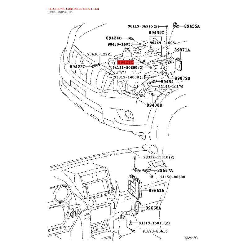 copy of Copia del sensore di pressione turbo MAP, Turbo diesel - Originale Toyota Land Cruiser