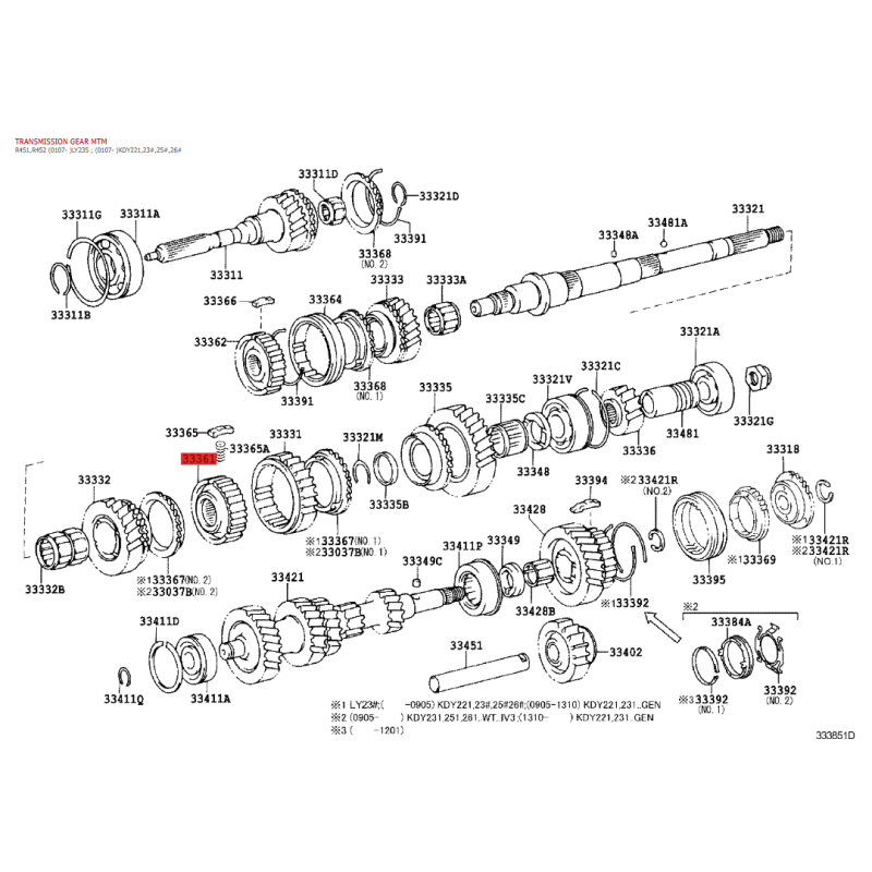 copy of Innengetriebe-Nabe (Nr. 1) Schaltgetriebe, Für Toyota Land Cruiser J8 - Original Toyota Land Cruiser