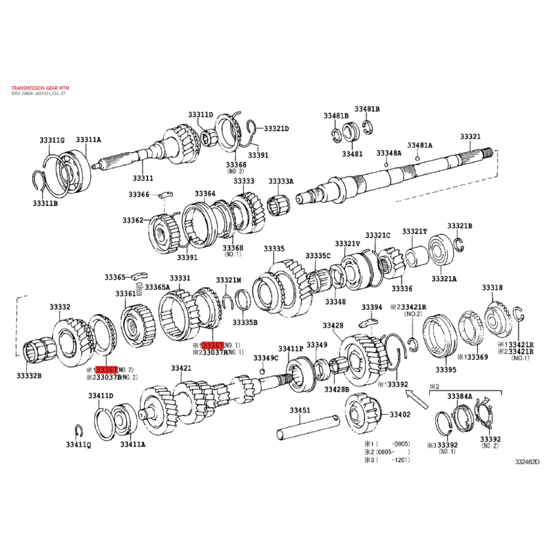 copy of Synchronisierungsring Seite 1. Gang (5 Gänge), Für Toyota Land Cruiser J9 / DYNA - Original Toyota Land Cruiser