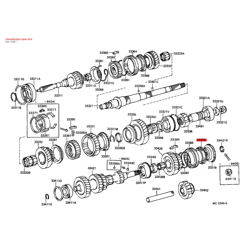 copy of 5th gear synchronizer for Toyota Land Cruiser J8 / 10 - Original Toyota Land Cruiser
