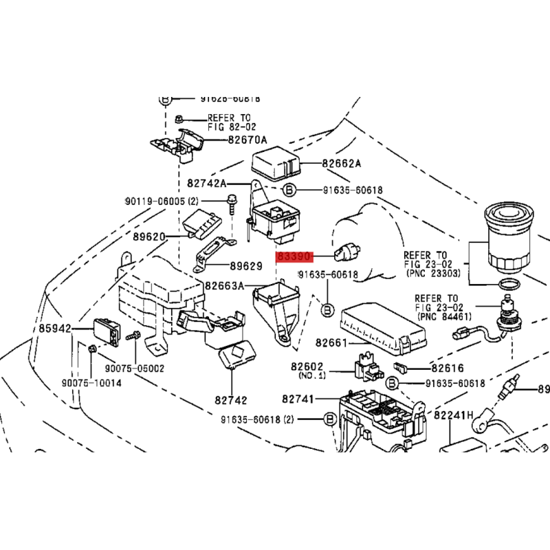 copy of Lock engagement indicator n-2 transfer case J9 / 12 / FJ / Toyota Hilux - Original Toyota Land Cruiser