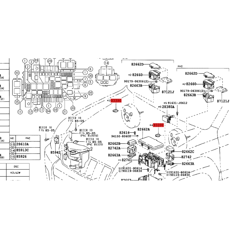 copy of Lock engagement indicator n-2 transfer case J9 / 12 / FJ / Toyota Hilux - Original Toyota Land Cruiser
