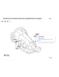 Capteur de révolution de la transmission, (NT/SP2), pour... 2