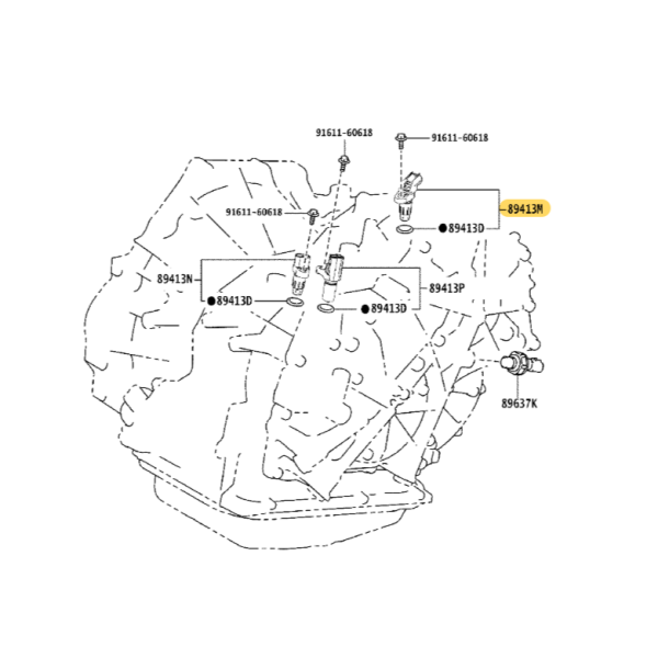 Drehzahlsensor des Getriebes, (NT/SP2), für...