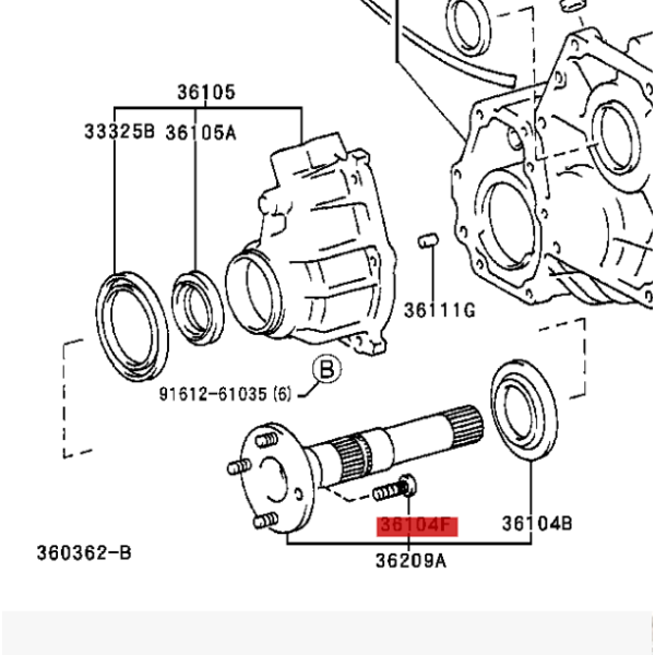 copy of Front driveshaft nut for Toyota Land...