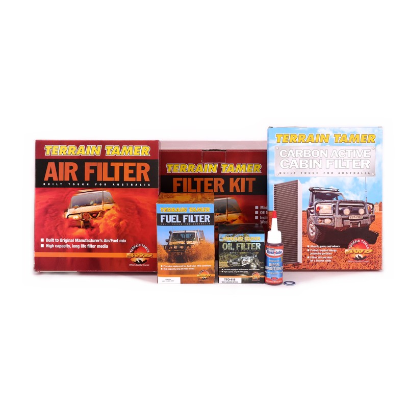 copy of Complete 5-filter kit (1GDFTV /2.8L engine), for Toyota Land Cruiser J15 - Terrain Tamer