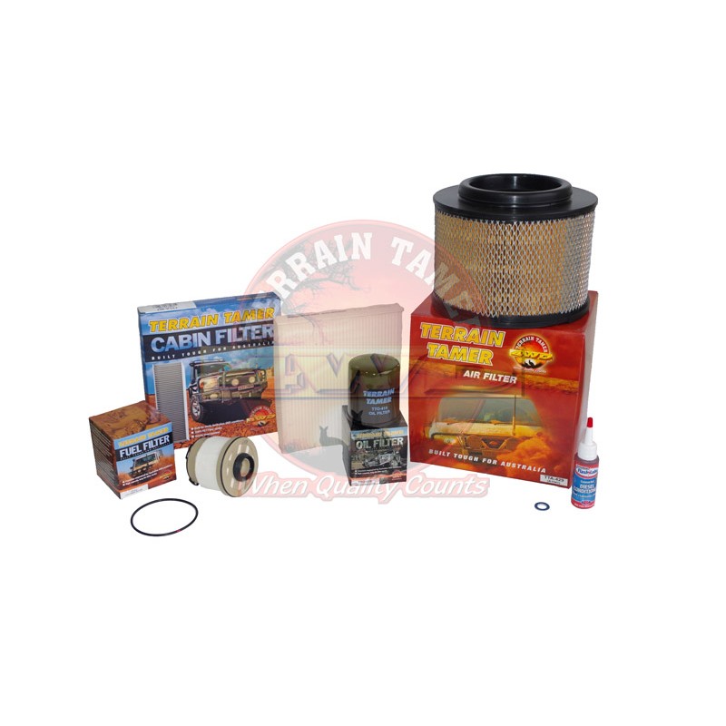 copie de Kit de 4 filtres (moteurs 2KDFTV/1KDFTV), pour Toyota Hilux Vigo (avant 2014) - Terrain Tamer