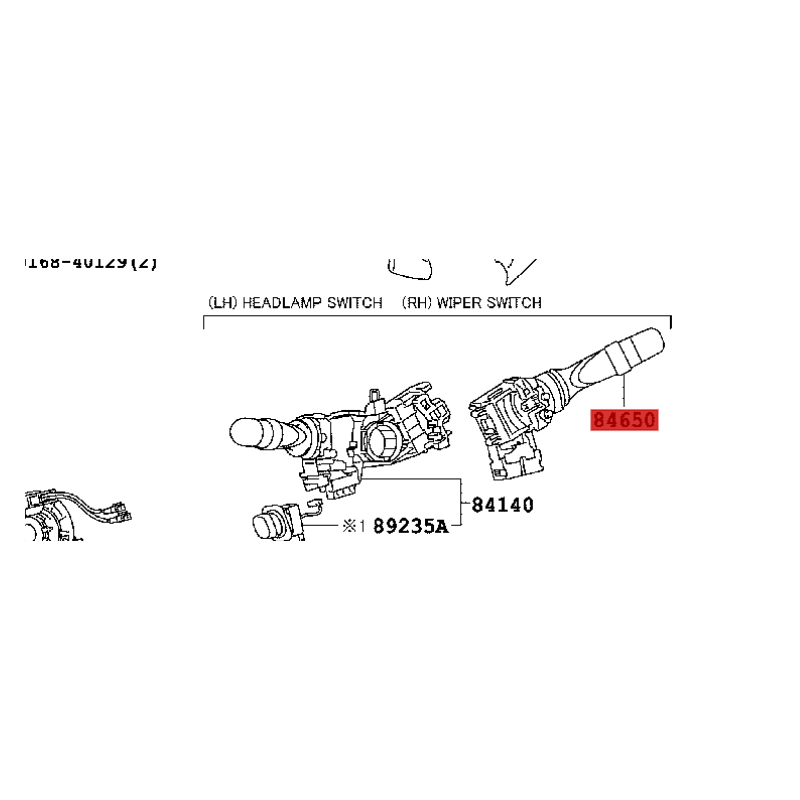 copy of Comando tergicristallo, Per Toyota Land Cruiser J9 / 10 - Originale Toyota Land Cruiser