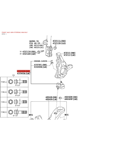 Kopie der vorderen Stabilisatorstange für Toyota PRIUS... 2