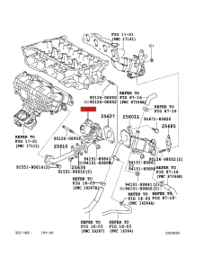 EGR-Ventil (Motor 2ZRFXE), für Toyota Prius / LEXUS... 2