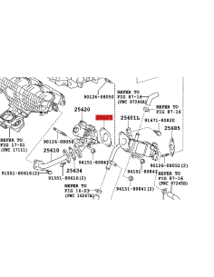 copy of EGR-Ventil (Motor 2ZRFXE), für Toyota Prius /... 2