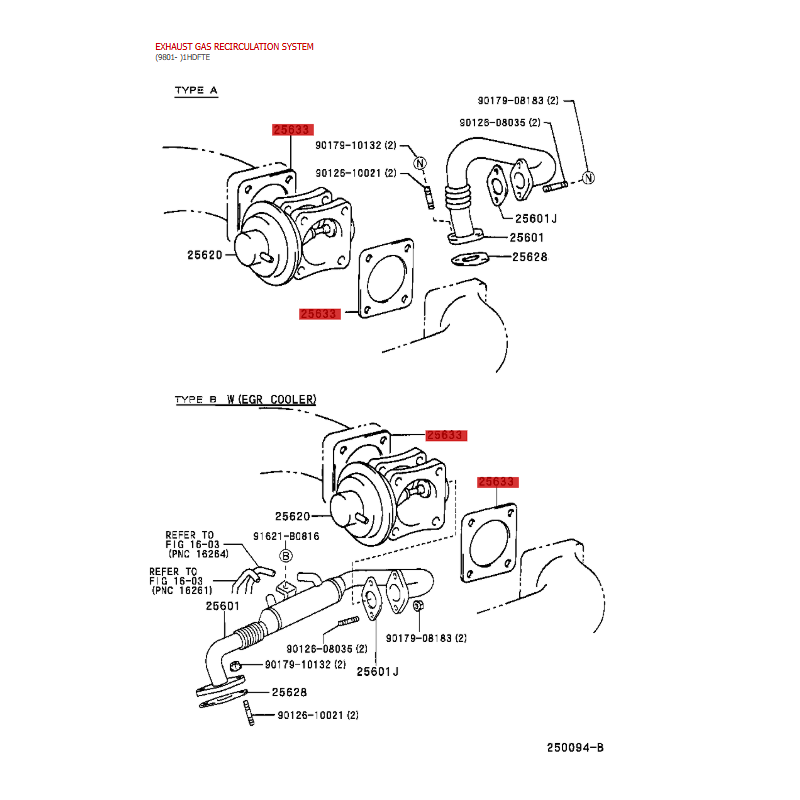 copy of Ansaugkrümmerdichtung (Motor 1HDFTE), für Toyota Land Cruiser J10 - Original Toyota Land Cruiser
