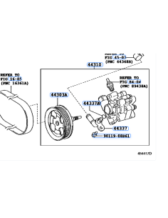 NEUE Servolenkungspumpe (Motor 1GRFE, V6-Benzin), J12 /... 2