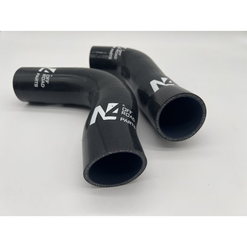 Kit de 2 manguitos de intercooler inferiores reforzados (máximo 5 bares) para Toyota Land Cruiser J10 - N4 Offroad
