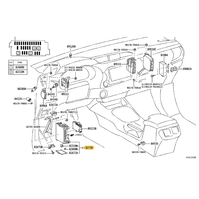 cópia do Conjunto ou bloco lado do motorista, para Toyota Land Cruiser J15 - Original Toyota Land Cruiser