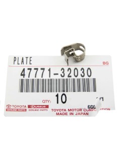 Placa indicadora de desgaste da pastilha traseira para...