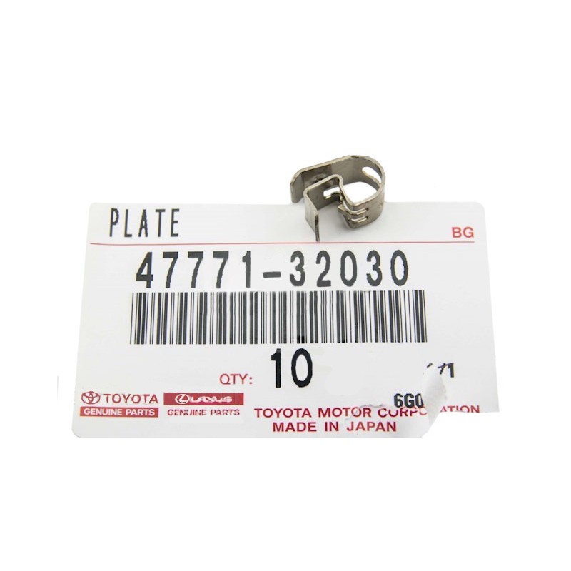 Placca indicatore usura pastiglia posteriore per Toyota Land Cruiser J7/8/9/12/FJ - Originale Toyota Land Cruiser