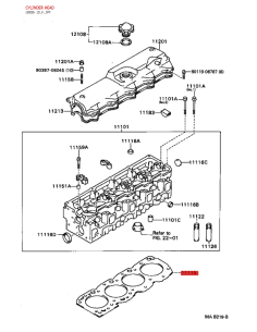 copy of Joint de culasse (marque D /moteur diesel 2L... 2