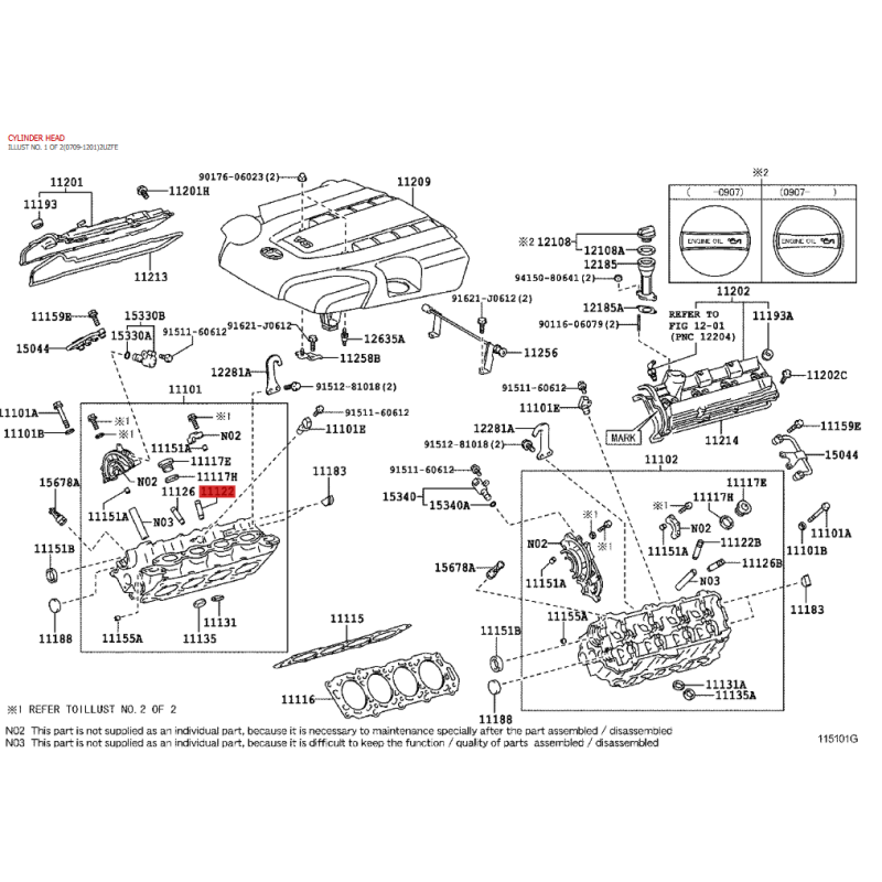 copy of Válvula de admissão (Motor 1GRFE, V6, 4.0L), para Toyota Land Cruiser J12 /FJ CRUISER - Original Toyota Land Cruiser
