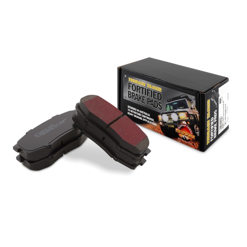 Kit 4 pastilhas de freio Traseiras, alto desempenho tecnologia FORTIFIED Heavy Duty, para Toyota Land Cruiser J20 - Terrain Tame